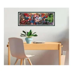 Clementoni - Puzzle Panorama Marvel 1000 piezas