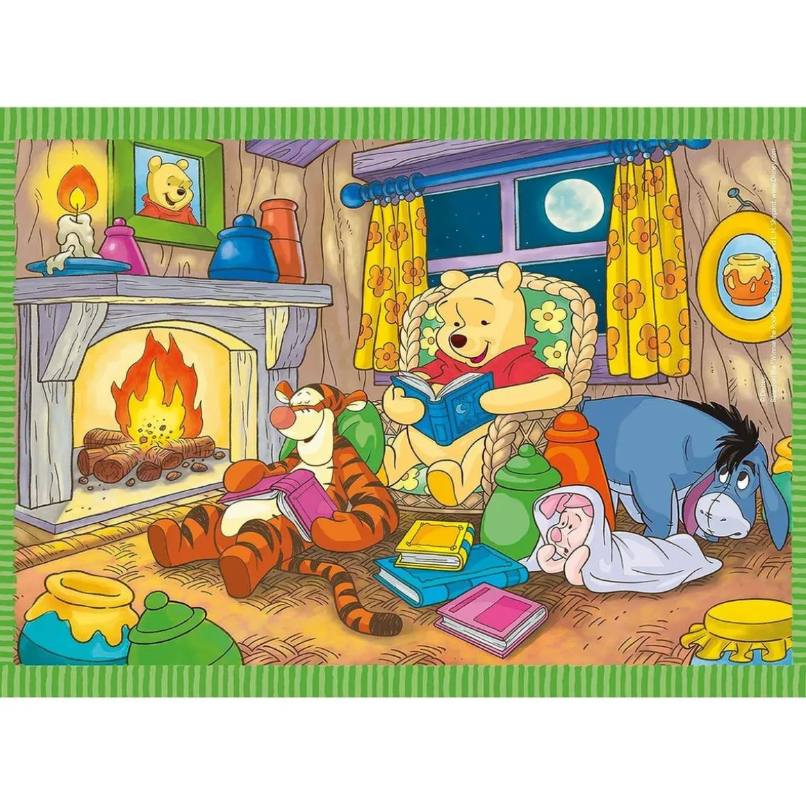 Clementoni - Puzzles infantiles de 12, 16, 20 y 24 piezas Disney Winnie The Pooh ㅤ