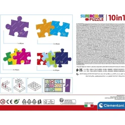 Clementoni - Puzzles progresivos multicolor de distintos tamaños 4 años en adelante ㅤ