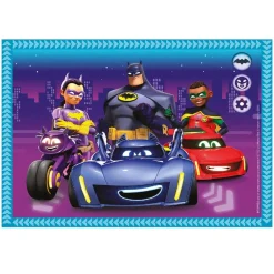 Clementoni - Puzzles progresivos 4 en 1 - Batwheels