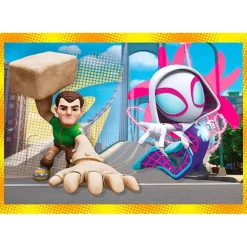 Clementoni - Puzzles progresivos 4 en 1 - Spidey y su Superequipo