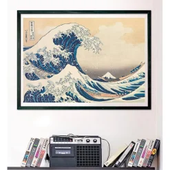 Clementoni - Rompecabezas de la gran ola de Hok - 1000 piezas, arte famoso ㅤ