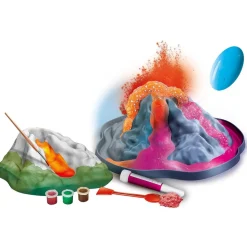 Clementoni - Volcán Luminiscente Juego Científico ㅤ