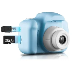 Cámara digital infantil azul