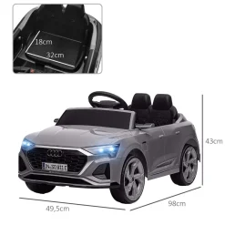 Coche Eléctrico Audi Q8 Etron Sportback 12V Gris