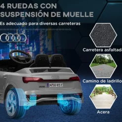 Coche Eléctrico Audi Q8 Etron Sportback 12V Gris