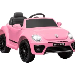 Coche eléctrico Volkswagen Beetle Rosa