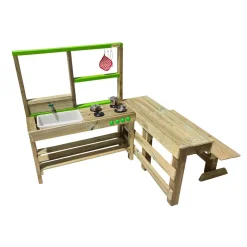 Cocina de madera de exterior Spicy Delicious