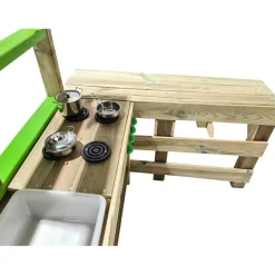 Cocina de madera de exterior Spicy Delicious