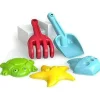 ColorBaby - Set de pala y rastrillo con tres moldes para arena de 20 cm ㅤ