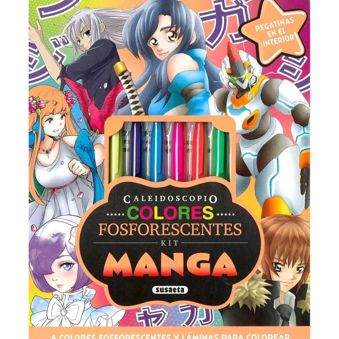 Colores fosforescentes - Manga