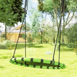 Columpio exterior para niños Negro