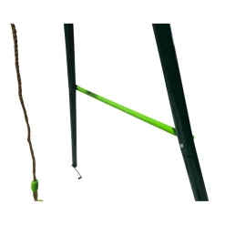 Columpio metálico doble Olea + asiento bebé