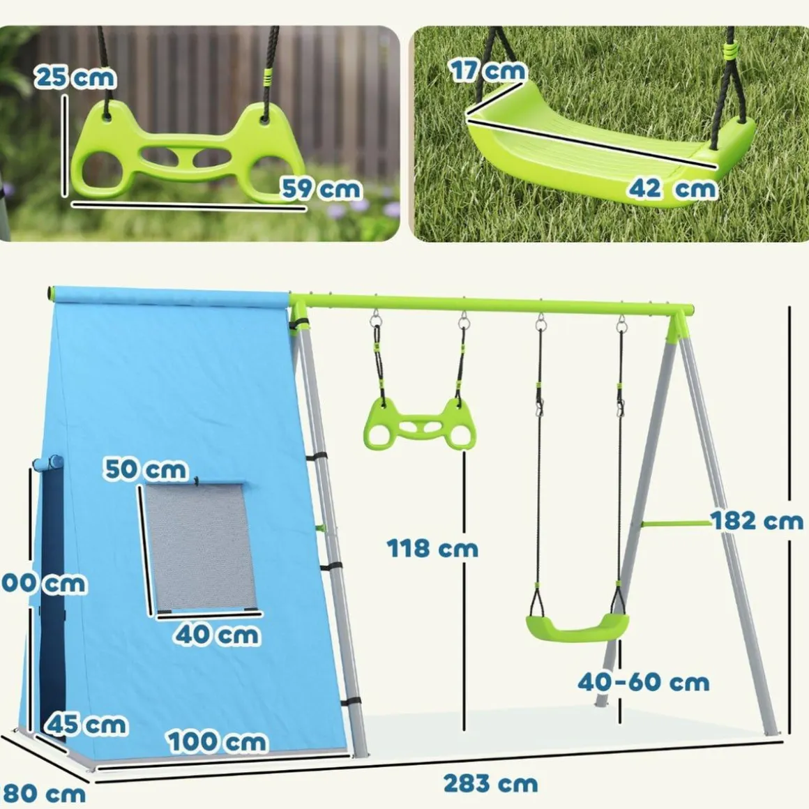 Conjunto 3 en 1 para jardín