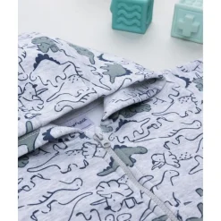 Conjunto jogging de niño gris con estampado Dino