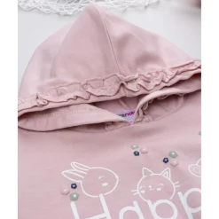 Conjunto jogging niña rosa 