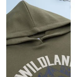 Conjunto jogging niño verde y azul con capucha