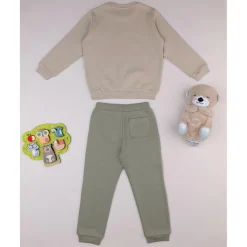 Conjunto jogging verde para niño