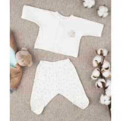 Conjunto unisex extrasmall en terciopelo con estrellitas