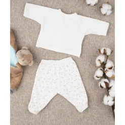 Conjunto unisex extrasmall en terciopelo con estrellitas