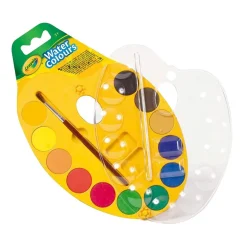 Crayola - 12 Acuarelas con paleta