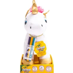 Crayola - Peluche Unicornio Colour Me Plush ㅤ