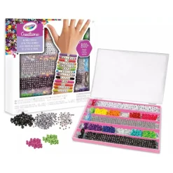 Crayola - Set de perlitas para crear pulseras, actividad creativa