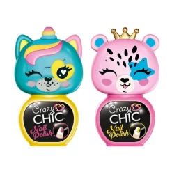 Crazy Chic - Pack 2 Esmaltes de Uñas Animales (varios modelos)