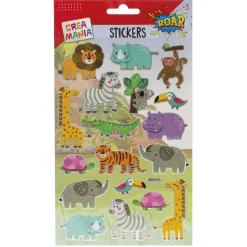 Creamania - Pegatinas Dinosaurios/Animales salvajes (varios modelos)