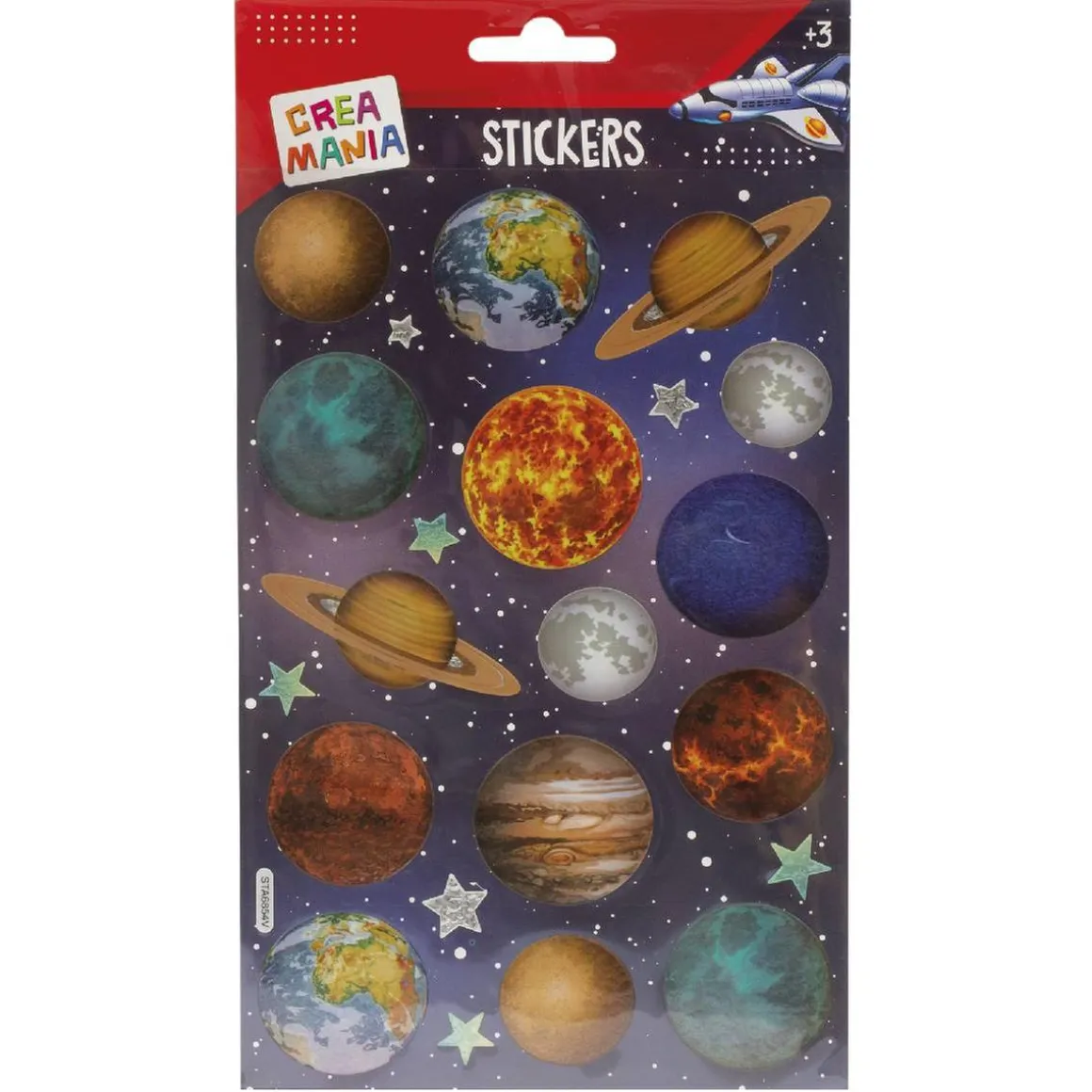 Creamania - Pegatinas Espacio/Planetas (varios modelos)