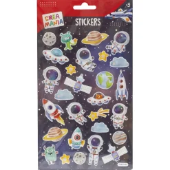 Creamania - Pegatinas Espacio/Planetas (varios modelos)