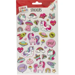 Creamania - Pegatinas Unicornios (varios modelos)