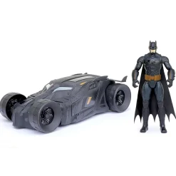 Dc comics - Batman - Set Batimóvil y figura de acción de Batman 30 cm ㅤ