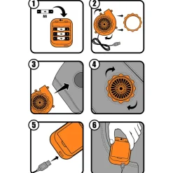 Disfraz a hombros de dinosaurio explorador hinchable para adulto Talla única