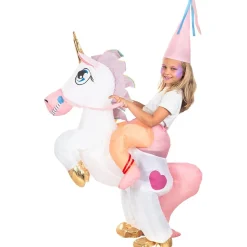 Disfraz a hombros de unicornio hinchable para niños Talla única