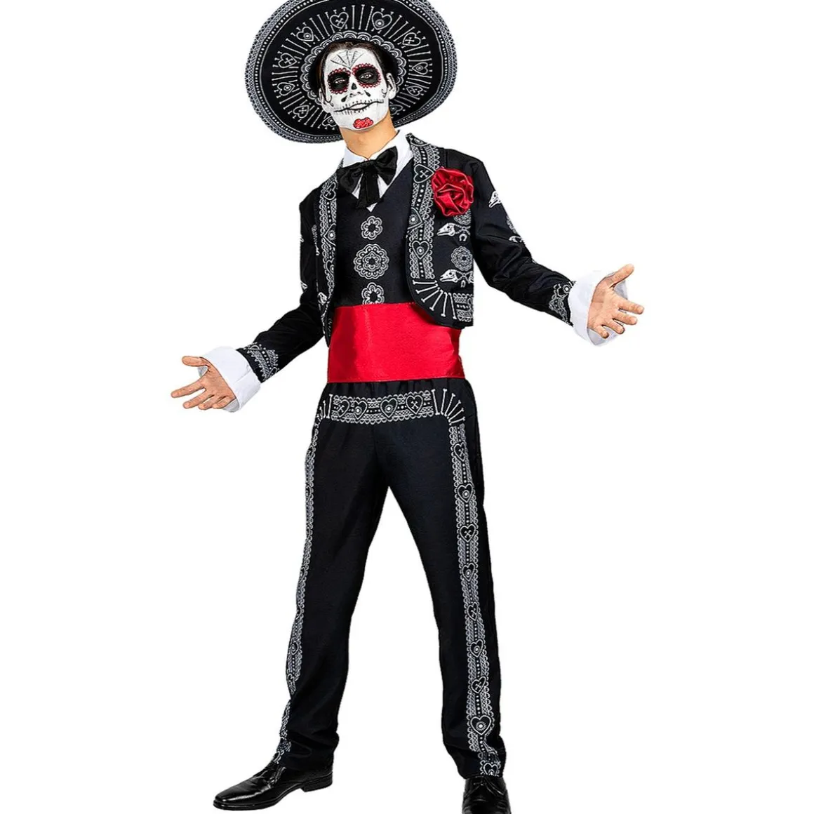Disfraz Día de los Muertos hombre XXL