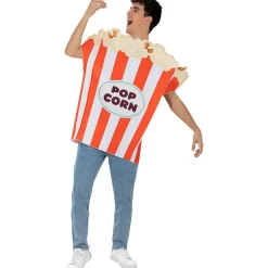 Disfraz de bolsa de palomitas para adulto Talla única