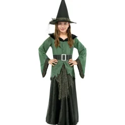 Disfraz de bruja deluxe niña 5-6 años