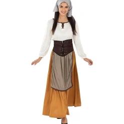Disfraz de campesina medieval para mujer L