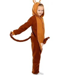 Disfraz de canguro onesie para niños 5-6 años