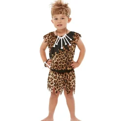 Disfraz de cavernícola para niños 3-4 años