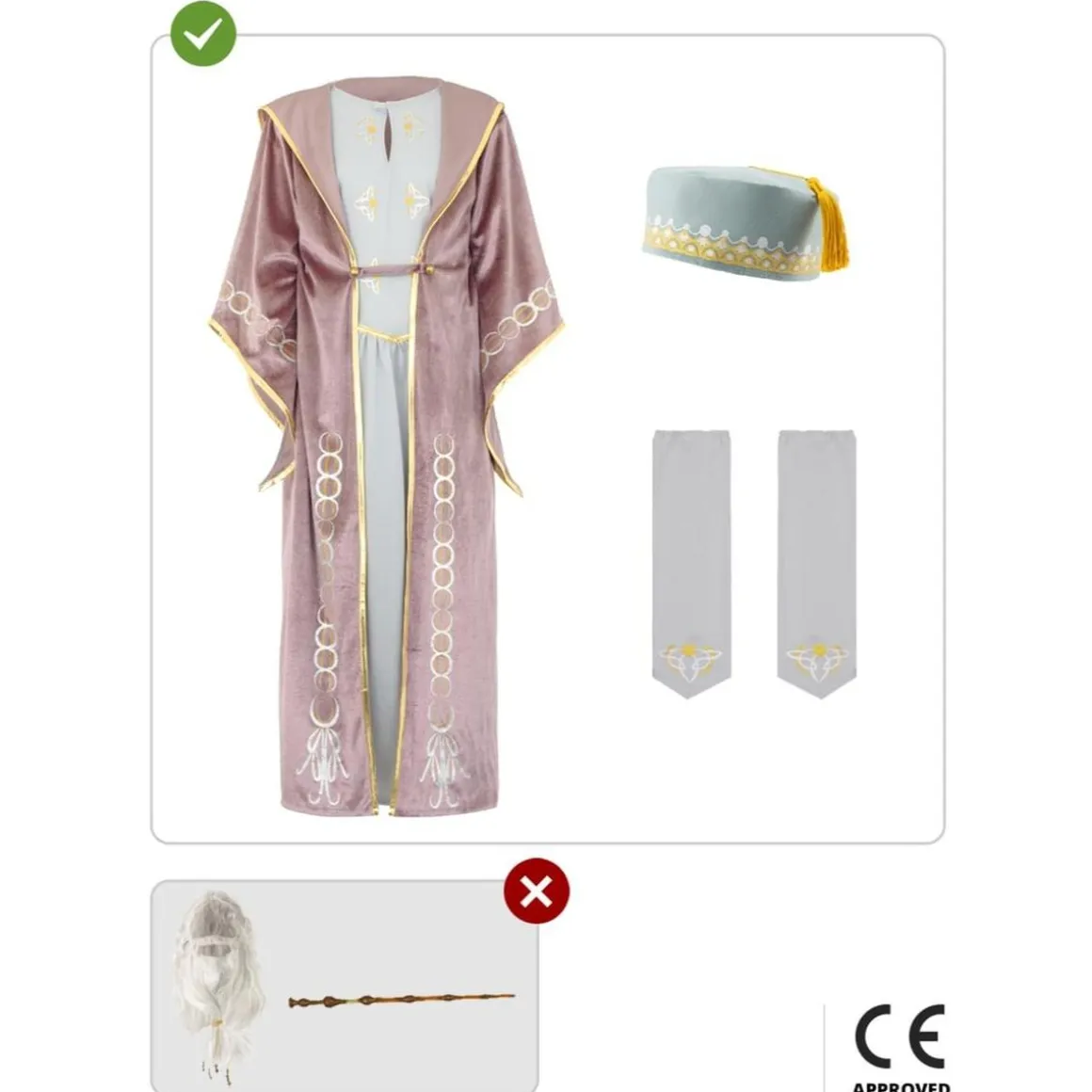 Disfraz de Dumbledore Harry Potter para niños 10-12 años