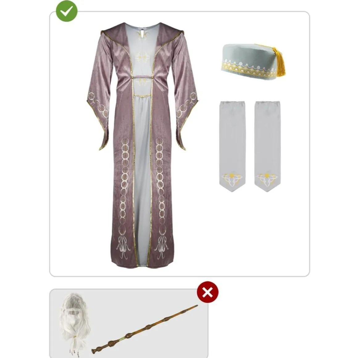 Disfraz de Dumbledore Harry Potter L-XL