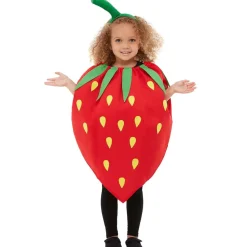 Disfraz de fresa para niños 5-8 años
