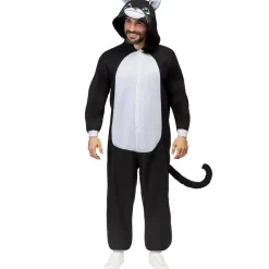 Disfraz de gato onesie para adulto L-XL
