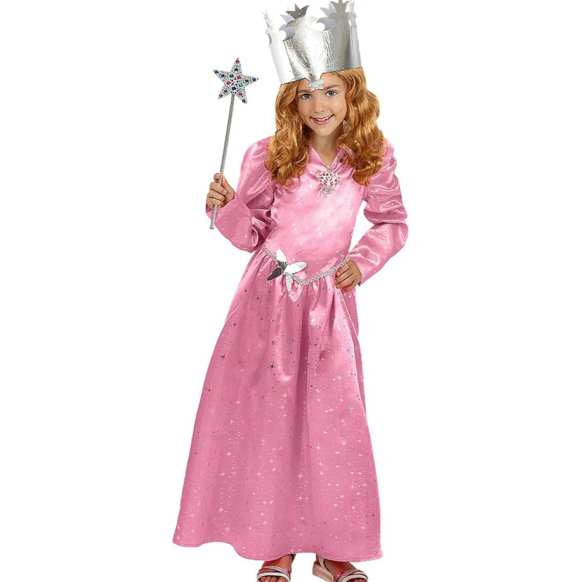 Disfraz de Glinda Bruja Buena para Niña - El Mago de Oz 3-4 años