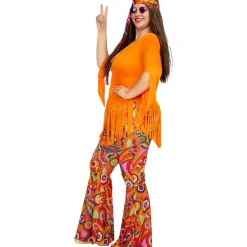Disfraz de Hippie feliz para mujer XXL