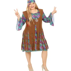 Disfraz de hippie para mujer L