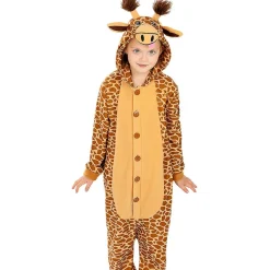 Disfraz de jirafa onesie para niños 7-9 años