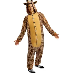 Disfraz de jirafa onesie para adulto L-XL
